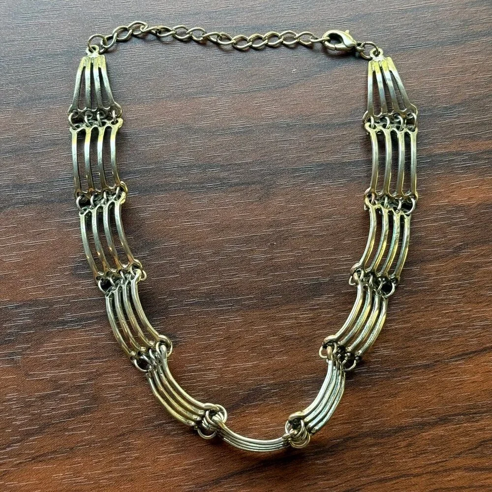 Y2K Industrial Style Choker Necklace - Picture 2 of 2
